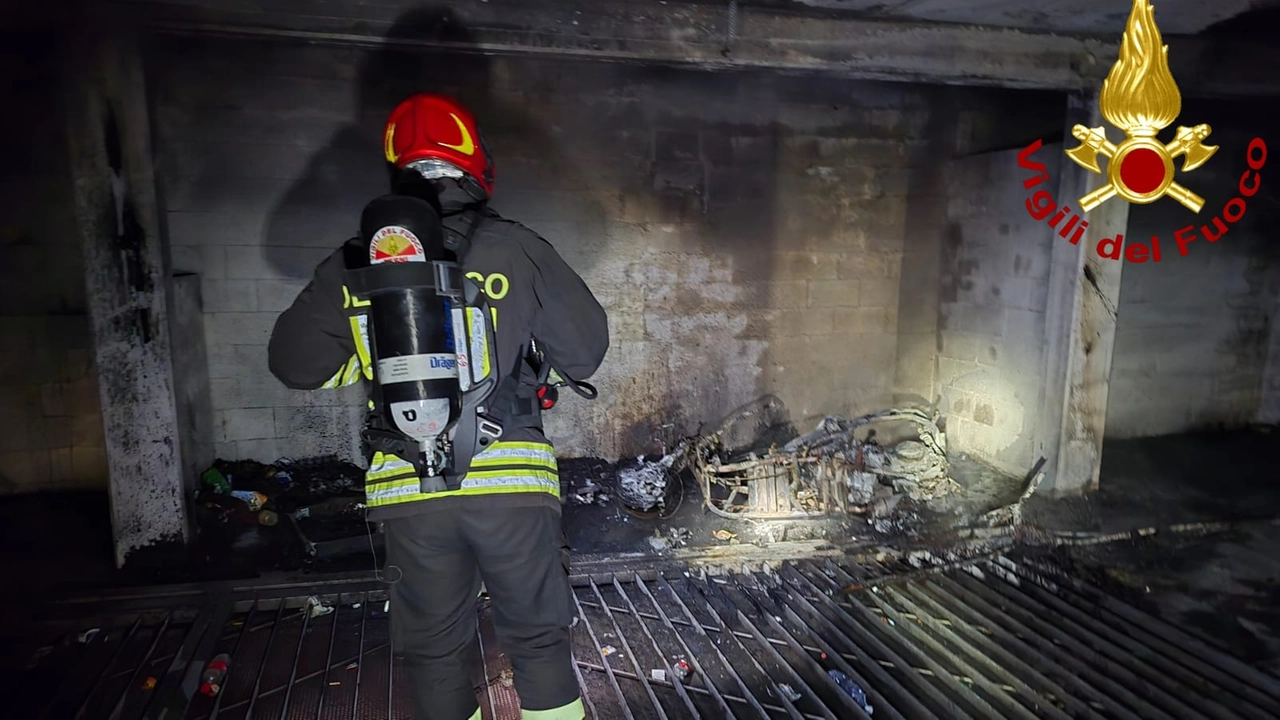 L'incendio nel garage L'incendio nel garage