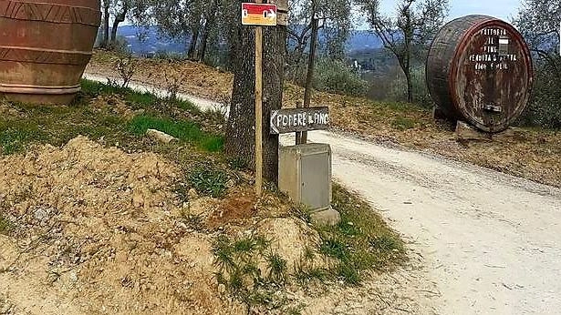 Percorso di collegamento alla via Francigena denominato Fondovalle Poggibonizio, un itinerario di circa 28,5 chilometri
