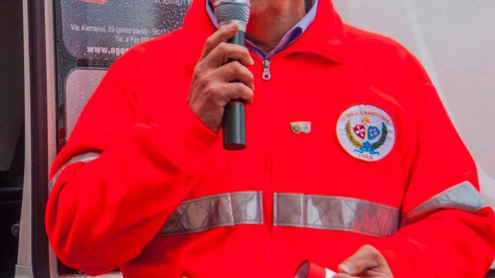 Il presidente della Pubblica assistenza di Pisa, Alessandro Betti Il presidente della Pubblica assistenza di Pisa, Alessandro Betti