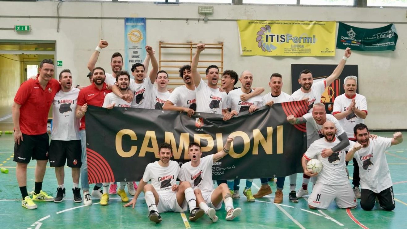 Calcio a cinque - L’impresa. Futsal Lucchese promosso in "C1"