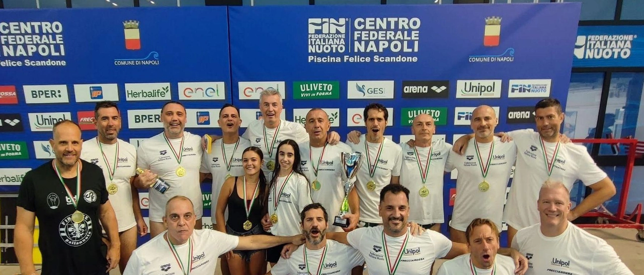 Pallanuoto. Uno in vasca e uno sulla panchina. I migliori d’Italia nella master M40