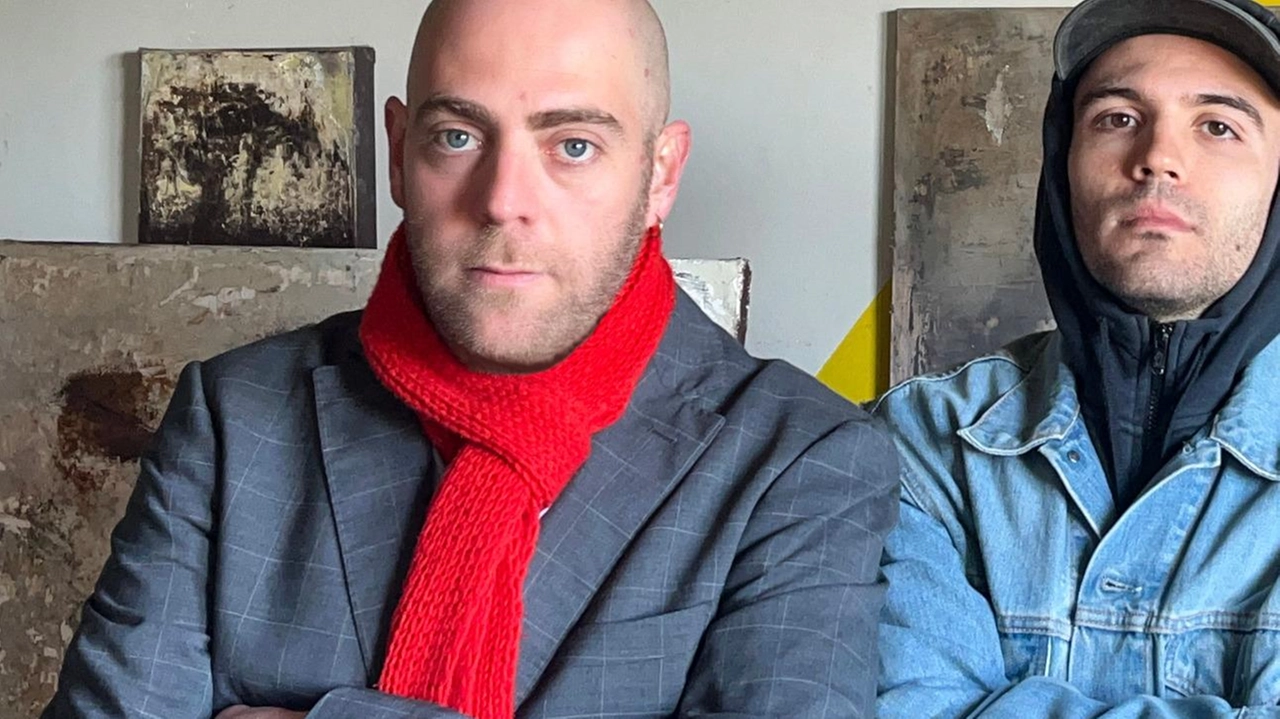 Da sinistra Davide Barbafiera e Davide Cappai, che hanno curato il progetto «Chroma» che schiera Zen Circus, Giancane, Arianna Pasini/Generic Animal, Lamante