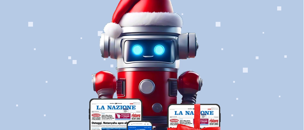 Natale 2024 con La Nazione: abbonamento digitale al 50%