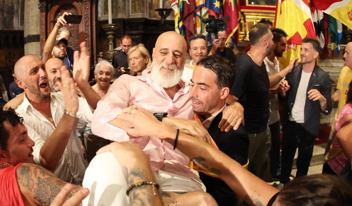 Il priore Alberto Benocci commosso: "C’era solo un piano A: vincere. Il trionfo? Ci ho sempre creduto"