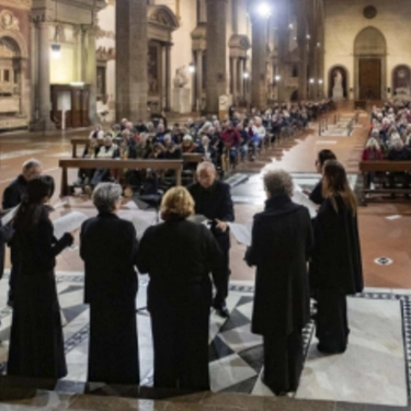 Firenze, concerto di canto gregoriano del Coro Viri Galilaei in Santa Croce