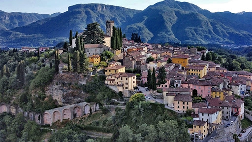 Una veduta di Barga