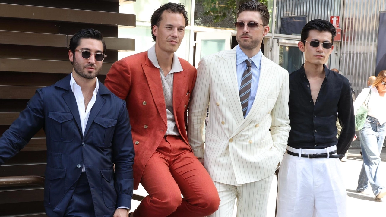 Modelli alla Fortezza per Pitti Uomo Modelli alla Fortezza per Pitti Uomo