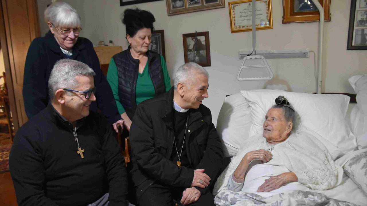 La signora Domenica, detta Zore (foto della Diocesi)