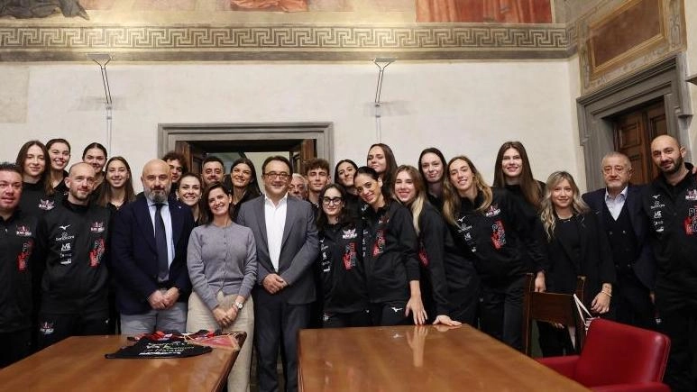 La Bartoccini Perugia ricevuta in Comune La Bartoccini Perugia ricevuta in Comune