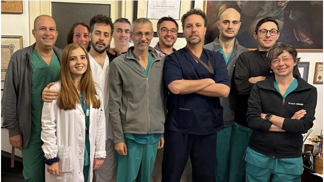 L’équipe della sezione dipartimentale di Chirurgia generale