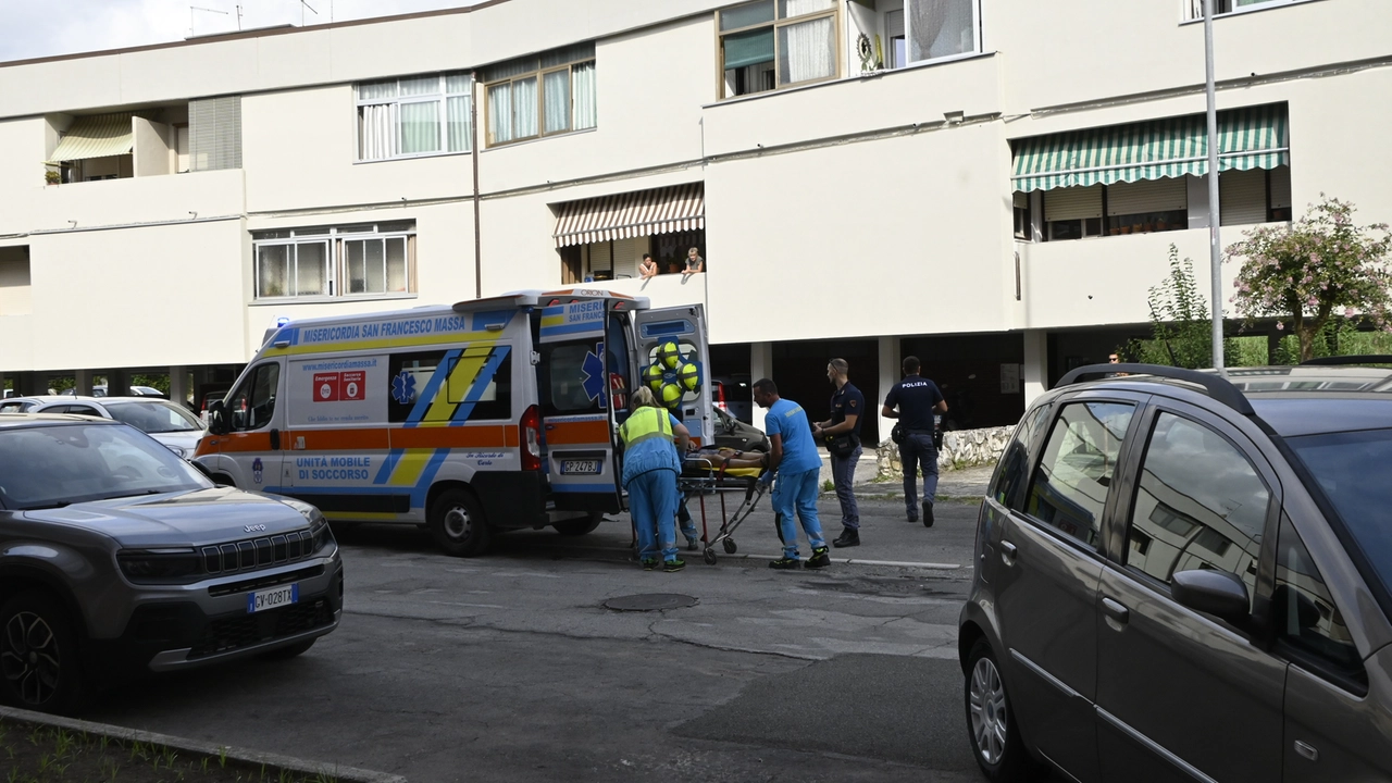 Sul posto è intervenuta anche un'ambulanza Sul posto è intervenuta anche un'ambulanza