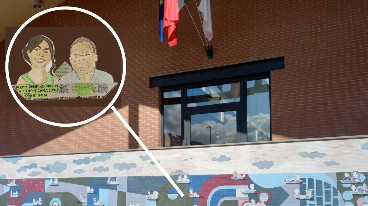 Strada facendo: il murale sulle migrazioni realizzato nel 2022