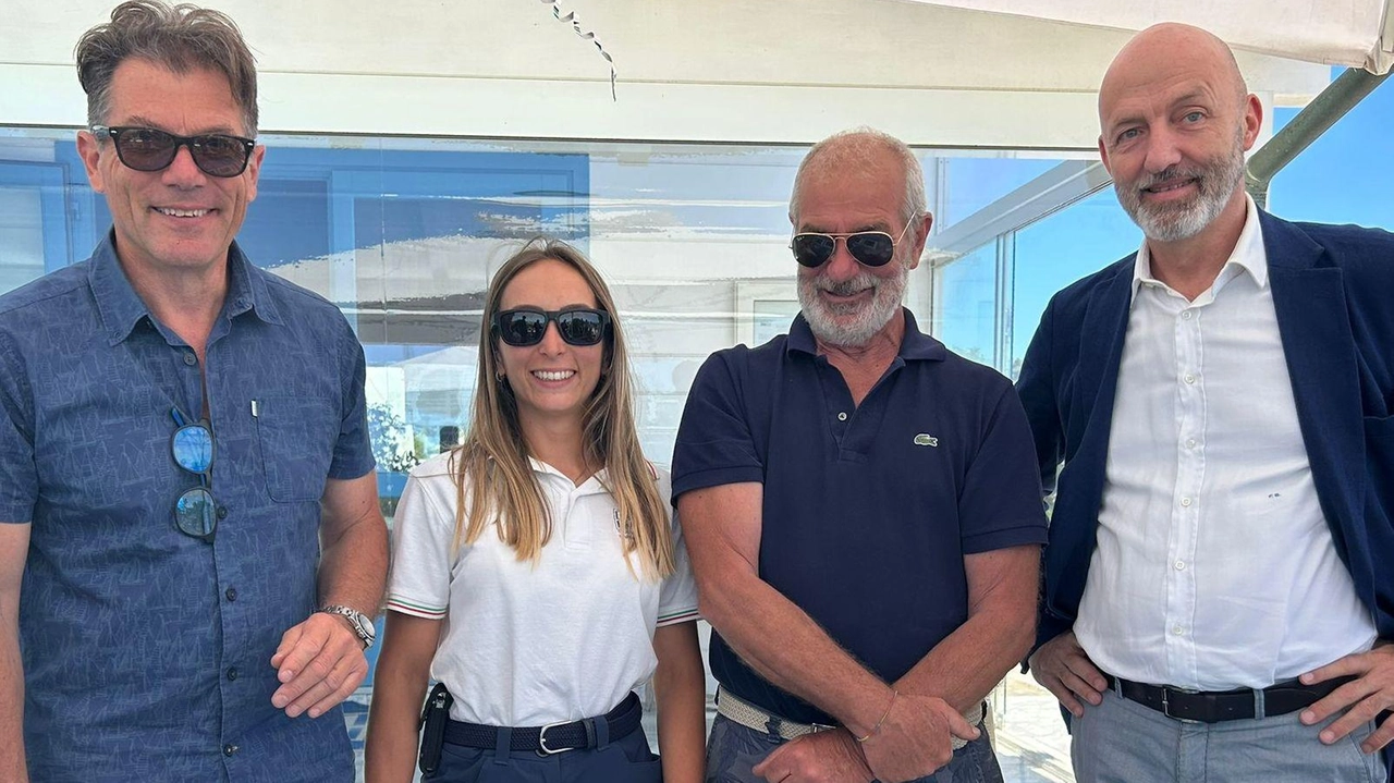 Da sinistra Roberto Agnoli, Valentina Parodi, Michele Coluccini e Frank Boehm durante l’Open day foto Lauro