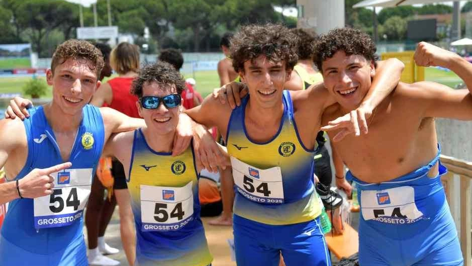 Atleten vieren feest in Grosseto