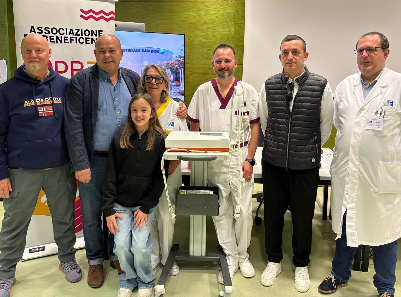 Doppia donazione all’ospedale San Donato. Un elettrocardiografo e tre saturimetri