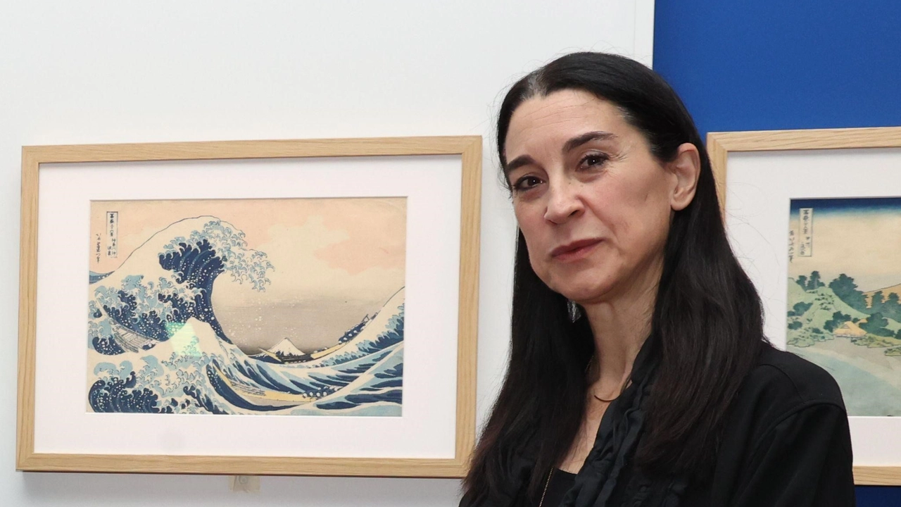 La curatrice della mostra Hokusai, Rossella Menegazzo La curatrice della mostra Hokusai, Rossella Menegazzo