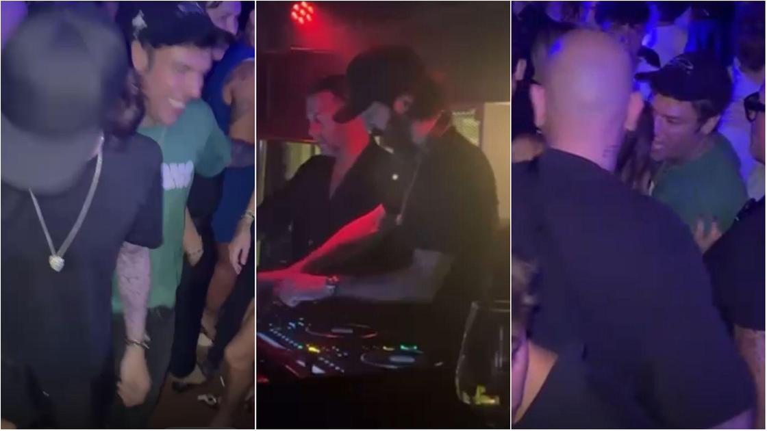 Leonardo Maria Del Vecchio, festa al Twiga con Fedez e champagne regalato al pubblico Leonardo Maria Del Vecchio, festa al Twiga con Fedez e champagne regalato al pubblico
