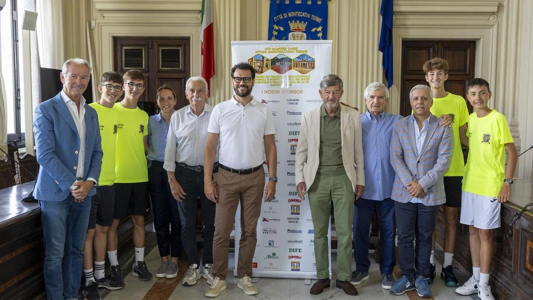 La presentazione del torneo in sala consiliare a Montecatini Terme (Goiorani)