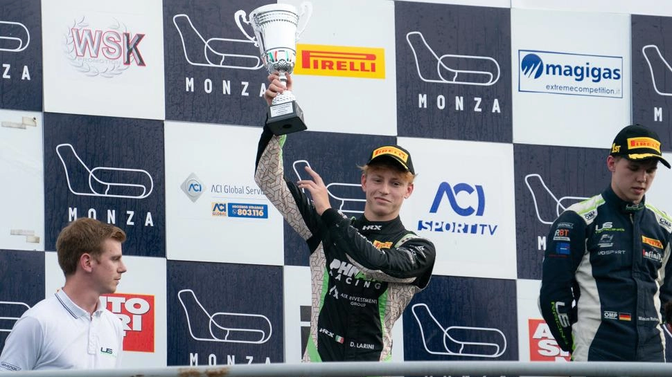Primo podio stagionale per Davide Larini Primo podio stagionale per Davide Larini