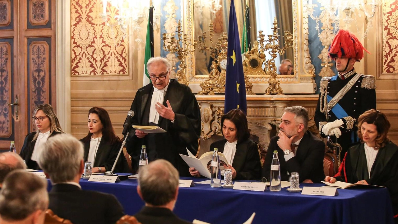 La cerimonia di inaugurazione dell’anno giudiziario (Foto Crocchioni)