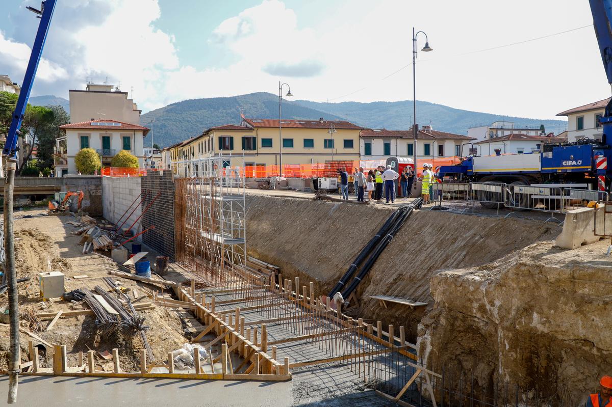 Torrente Rimaggio, proseguono i lavori a Sesto Fiorentino dopo l’alluvione: “Investimenti per 2 milioni”