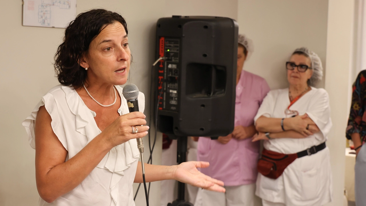 Serena Spinelli, assessora al welfare della Regione Toscana, parla della situazione delle Rsa e dei crescenti bisogni della popolazione (Giuseppe Cabras/New Press Photo) Serena Spinelli, assessora al welfare della Regione Toscana, parla della situazione delle Rsa e dei crescenti bisogni della popolazione (Giuseppe Cabras/New Press Photo)