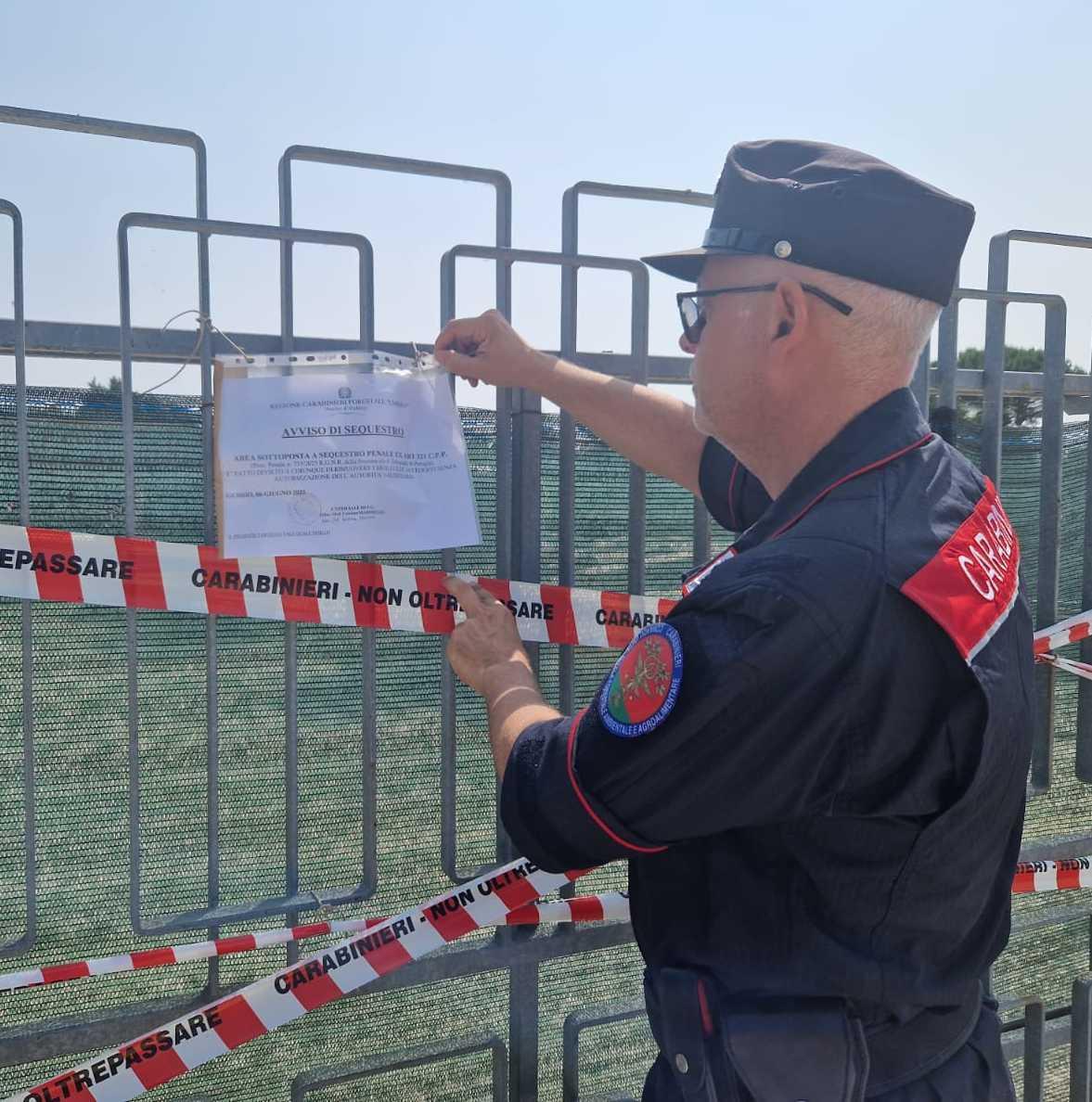 realizzano un deposito abusivo denunciati due imprenditori