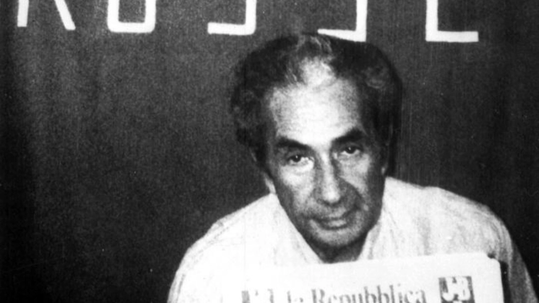 Aldo Moro durante il sequestro (foto Ansa) 