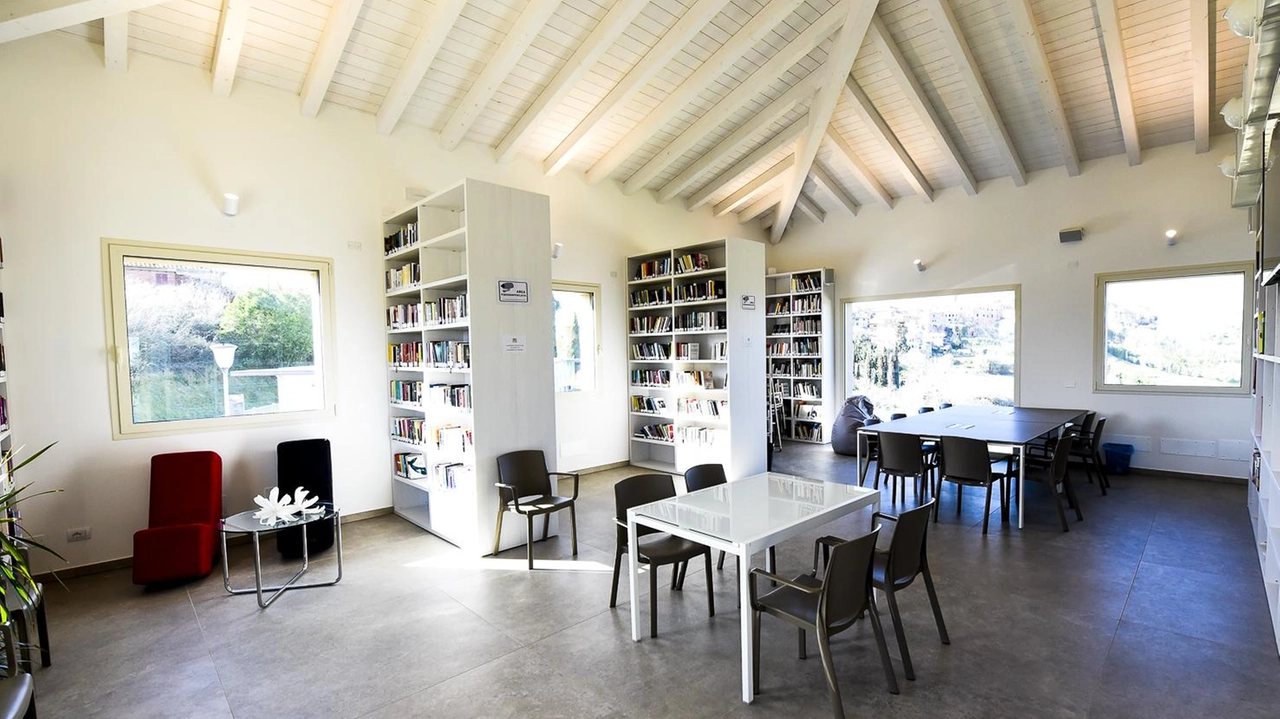 Una sala della biblioteca comunale di Peccioli che nel 2024 ha registrato oltre 39mila accessi, con una media di 107 al giorno Una sala della biblioteca comunale di Peccioli che nel 2024 ha registrato oltre 39mila accessi, con una media di 107 al giorno