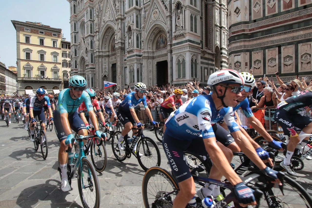 I corridori a Firenze (Giuseppe Cabras/New Press Photo)