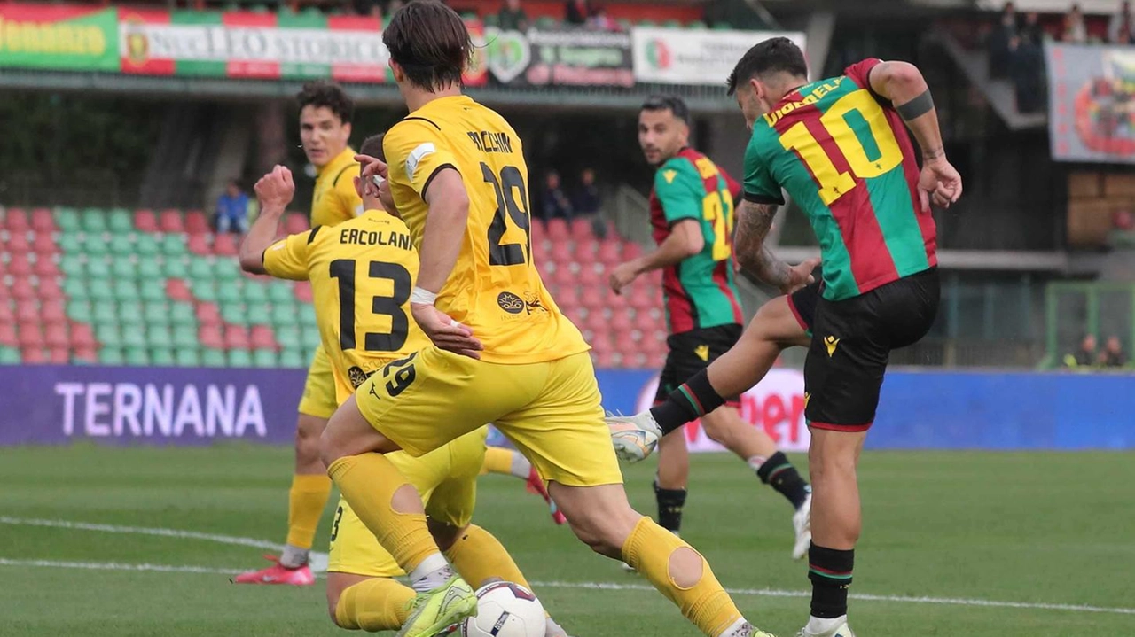 Ternana supera Pianese 2-0: gol decisivi di Ciammaglichella e Cicerelli