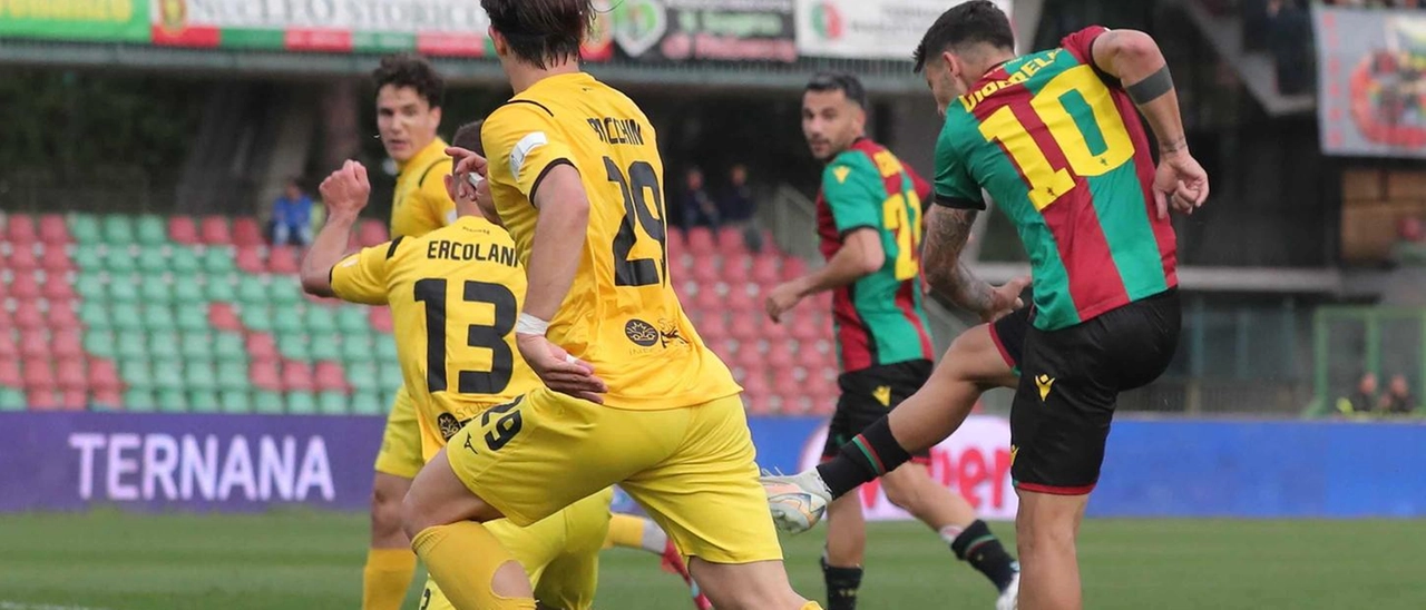 Ternana supera Pianese 2-0: gol decisivi di Ciammaglichella e Cicerelli