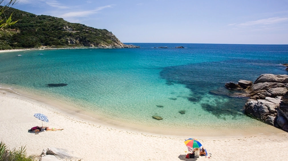 La spiaggia di Cavoli all'Isola d'Elba, a Marina di Campo La spiaggia di Cavoli all'Isola d'Elba, a Marina di Campo