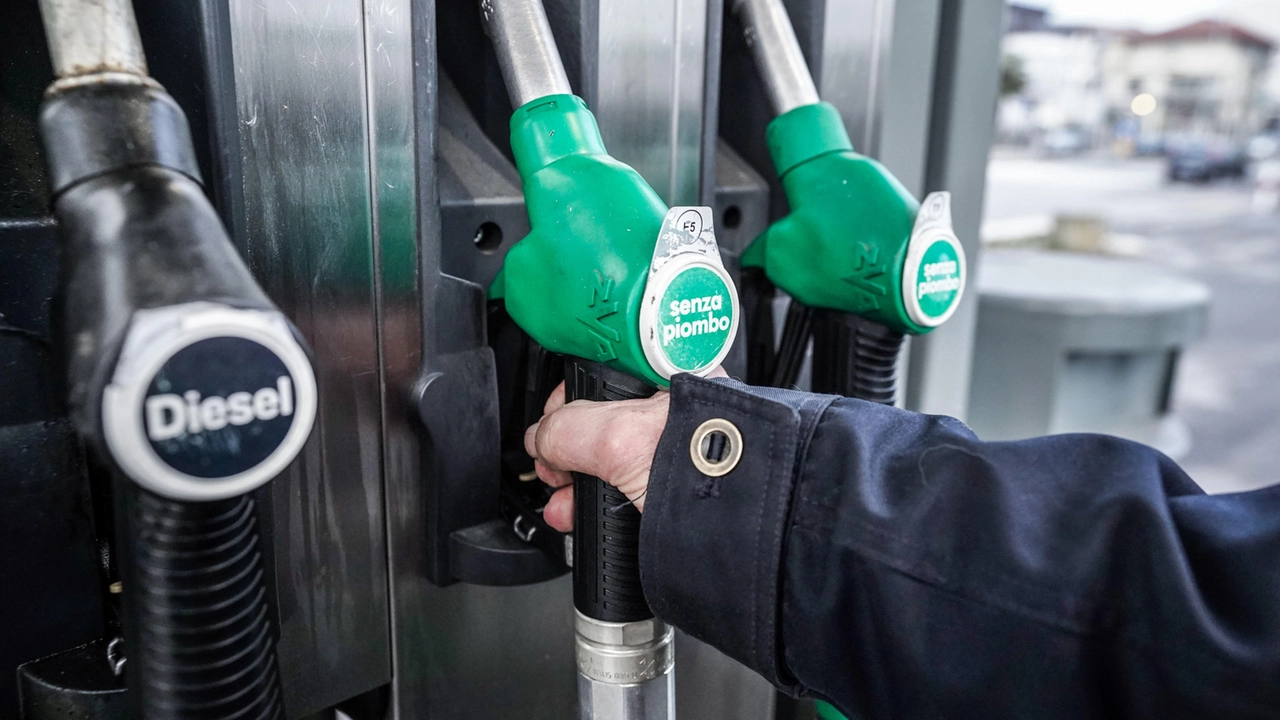 Una pompa di benzina