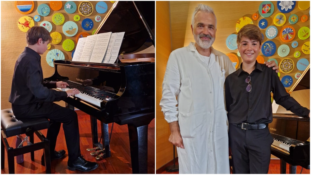 Il giovane talento del pianoforte suona per l’oncologia di Massa