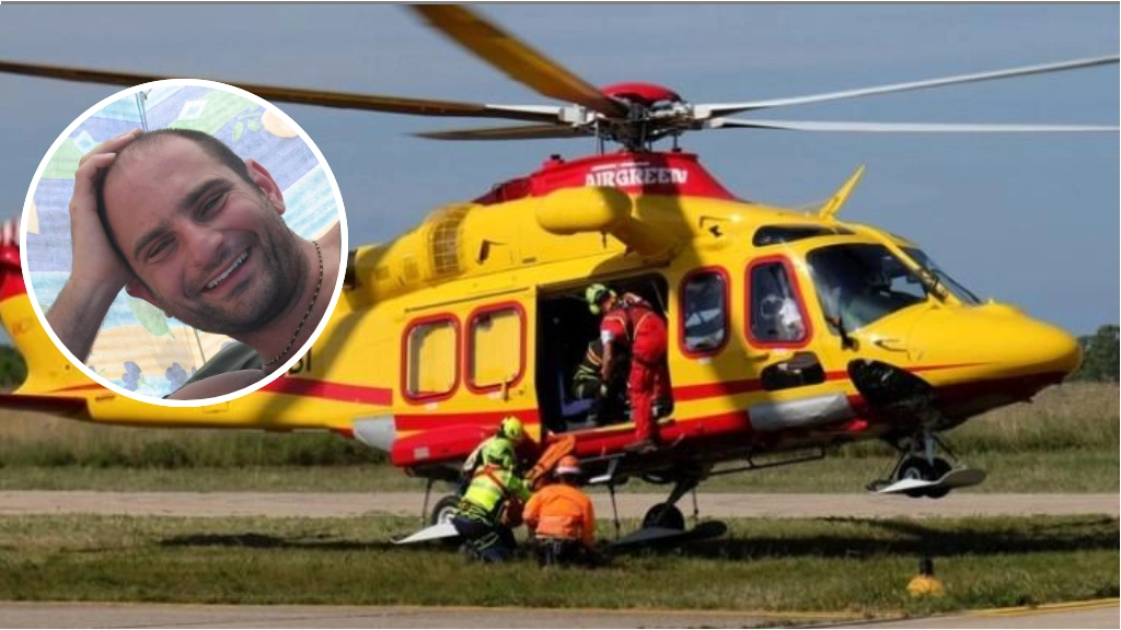 Attivato anche l'elisoccorso Pegaso ma per Fausto Ceccarelli (nel cerchio) non c'è stato nulla da fare Attivato anche l'elisoccorso Pegaso ma per Fausto Ceccarelli (nel cerchio) non c'è stato nulla da fare