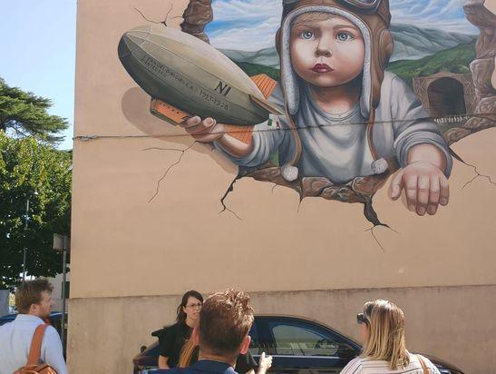 Il consiglio d’Europa plaude il nuovo murale