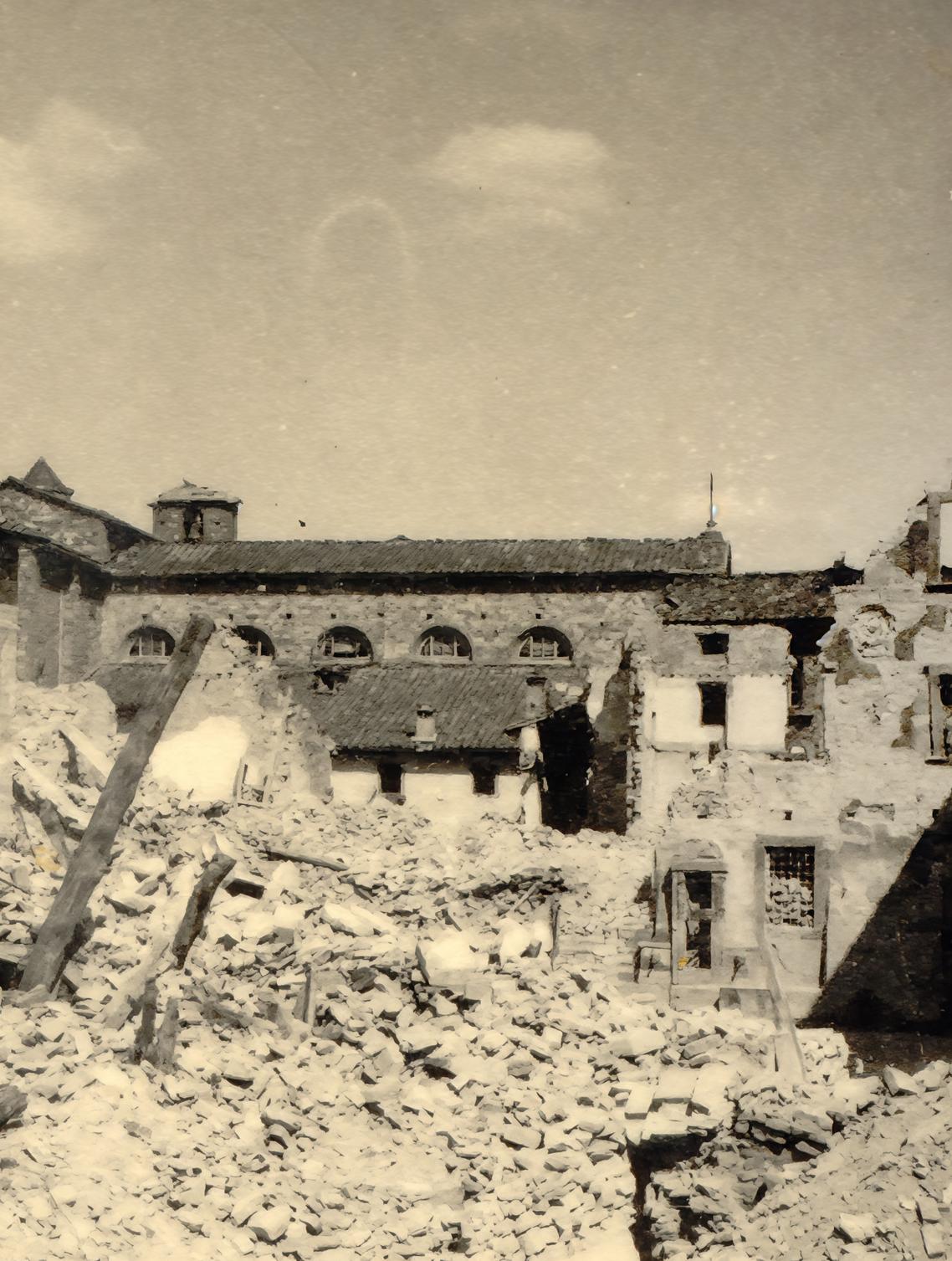 i muri parlano a pieve la storia della distruzione descritta in 20 qr code spazio al museo diffuso