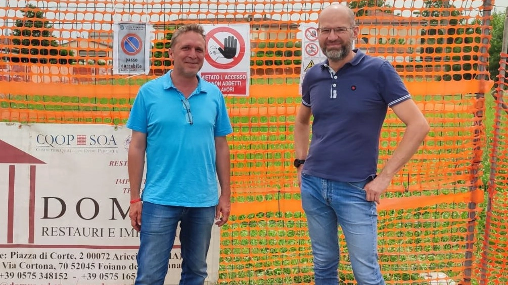 Il sindaco Betti e il vicesindaco Masi Il sindaco Betti e il vicesindaco Masi