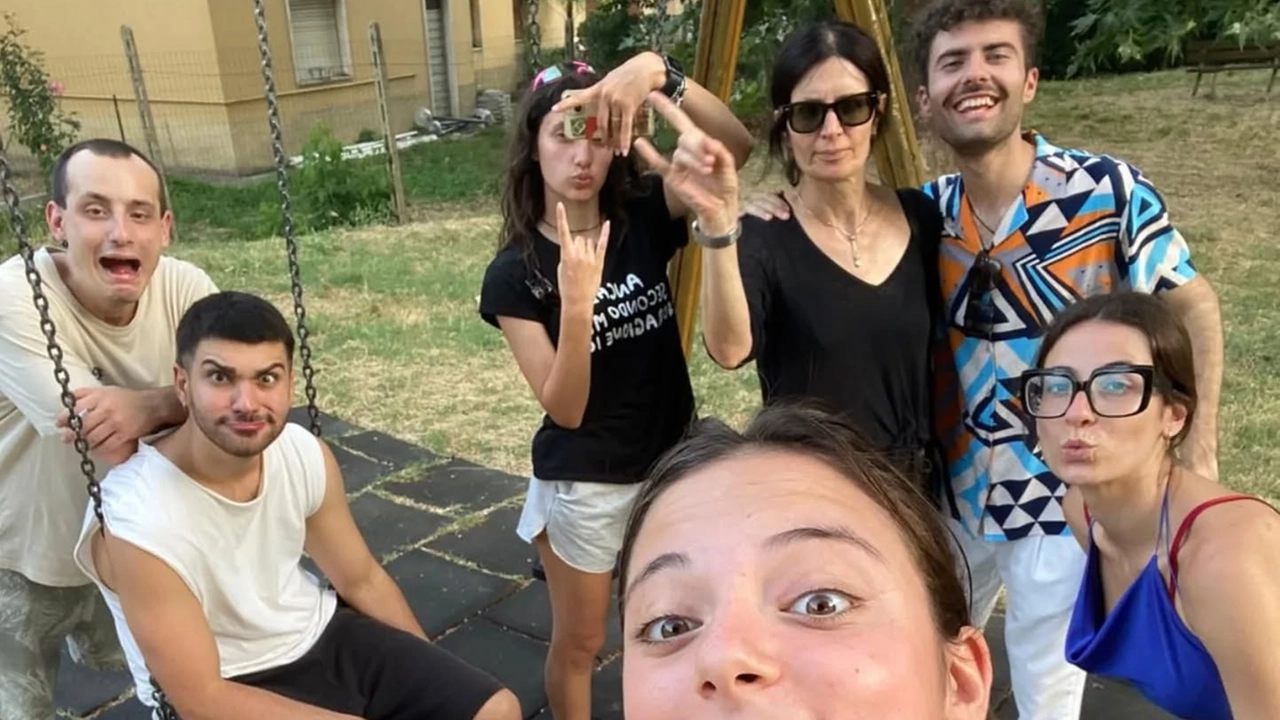 Alcuni ragazzi dell'associazione Paro Paro