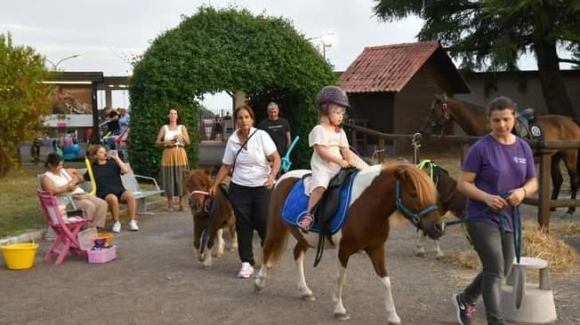 Fra le attività dedicata ai più piccoli durante le serata al Sesana c’è anche quella che prevede un giro sui pony delle scuderie Fra le attività dedicata ai più piccoli durante le serata al Sesana c’è anche quella che prevede un giro sui pony delle scuderie