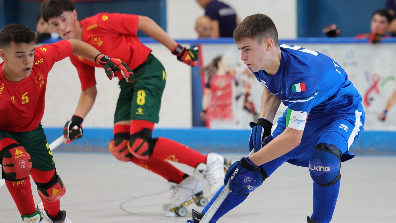 Giovanni Pesavento,. capitano dell’Under 17 in azione