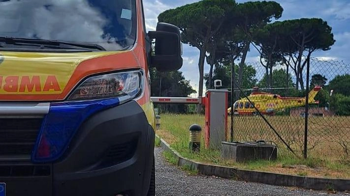 Il ragazzino trasferito al Meyer con Pegaso Il ragazzino trasferito al Meyer con Pegaso