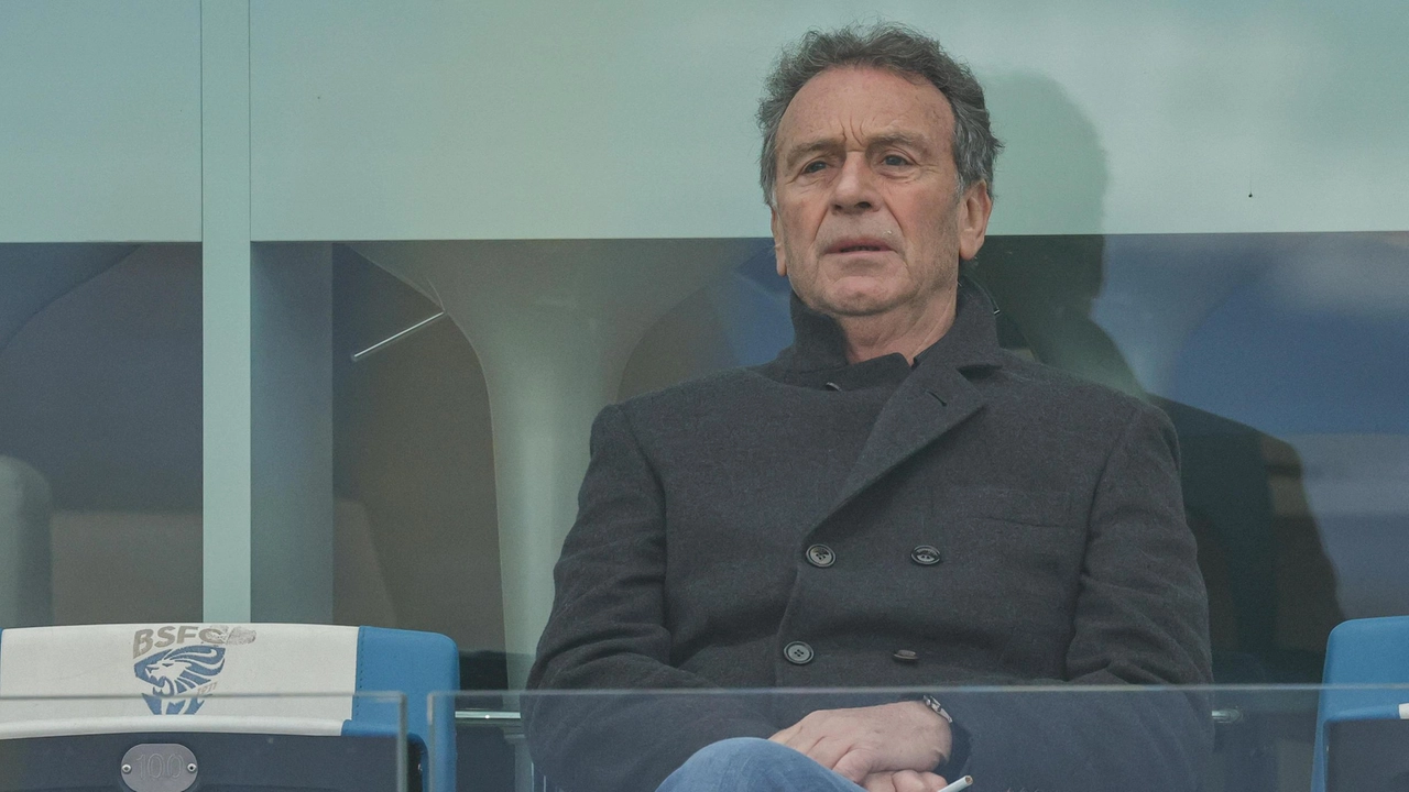 presidente del Brescia Massimo Cellino (. Fotolive presidente del Brescia Massimo Cellino (. Fotolive