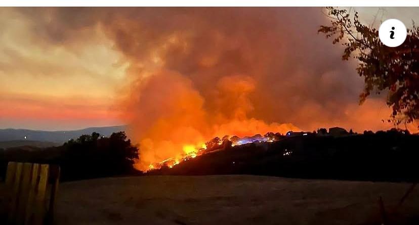 L’incendio di Cana: “Sembrava l’inferno, è cambiato il panorama”. La pista del dolo, trovati gli inneschi