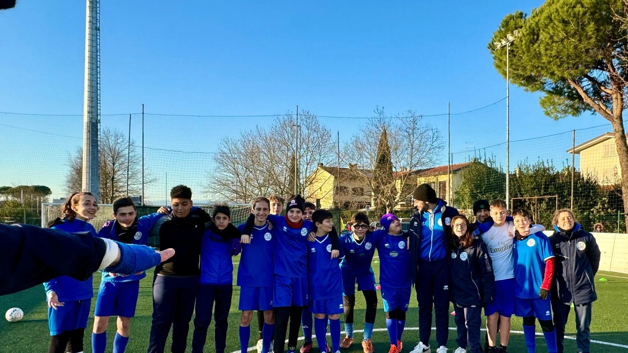 I ragazzi U15 con i nostri mister e volontari