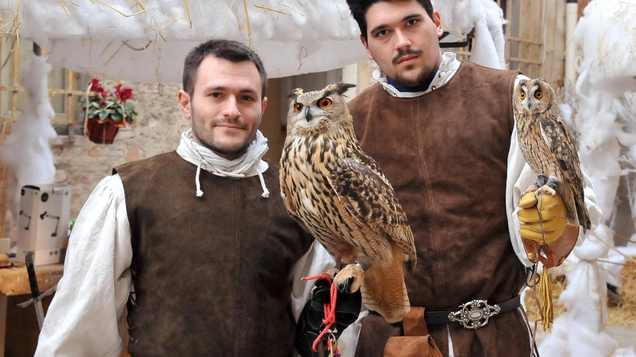 Tra gli ospiti della manifestazione anche un gruppo di falconieri (repertorio) Tra gli ospiti della manifestazione anche un gruppo di falconieri (repertorio)