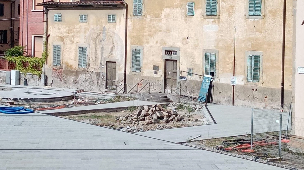 Una porzione dell’area ex Ceppo dove si affacciava la ex radiologia