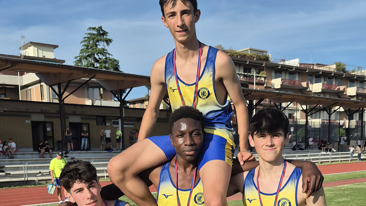 La staffetta dell’Atletica Prato in gara nei giorni scorsi La staffetta dell’Atletica Prato in gara nei giorni scorsi