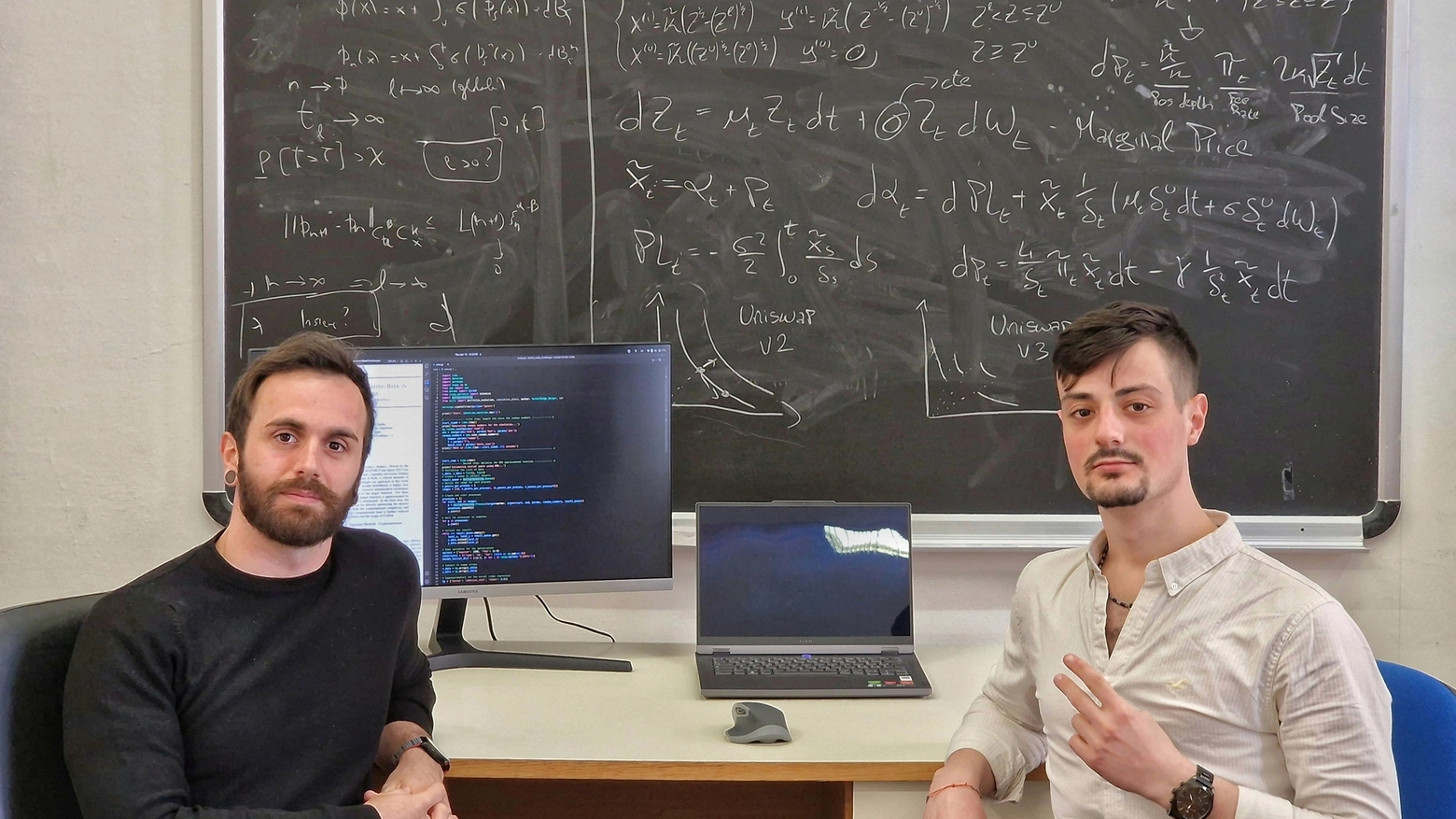 Daniele Maria Di Nosse e Federico Gatta hanno trionfato nella competizione internazionale di programmazione e modellizzazione matematica per la finanza